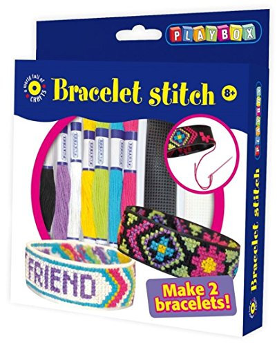 Playbox Armband besticken - Armband - Kunst- und Bastelset - für alle Altersgruppen - nicht faltbar