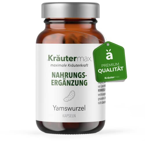 Yamswurzel Kapseln Pulver Extrakt Rein Vegan Hochdosiert Yamswurzelextrakt 1 x 60 Stück