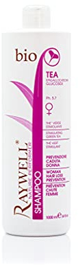 Raywell Tea Hair Loss Prevention Shampoo, 1000 ml – Shampoo gegen Haarausfall, stärkt das Haar, fördert gesundes Haarwachstum, für alle Haartypen, revitalisierende Haarpflege, Friseurqualität