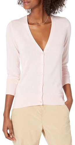 Amazon Essentials dam Lätt V-ringad cardigan tröja (finns i plusstorlek)