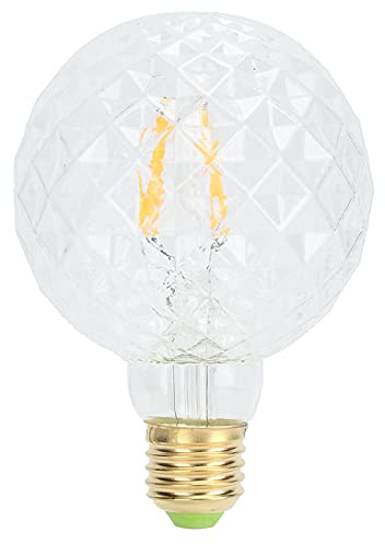 Garosa G95 220V LED Decorative Bulb E27 4W 2700K 360LM Glass Bulb Inner Pineapple LED Filament Lamp Vintage Light Bulb for Living Room Bedroom Warm Light(Transparent),Bulb