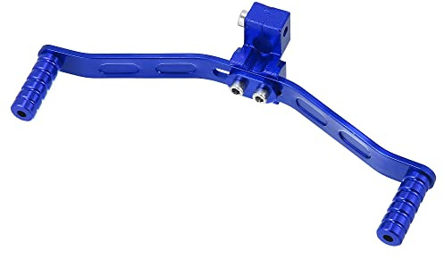 Motoforti Moto Double Voie Changement Vitesses Levier Repose-pieds Pédale Levier Vitesses Bleu