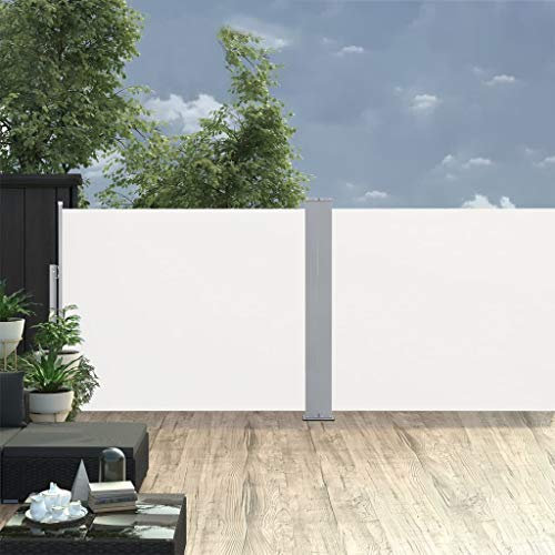 Tidyard Tenda,da Sole,Laterale,Retrattile,Fissato Terra,Tenda da Sole per Esterno,Tenda da Sole Patio,Tenda Paravento da Esterno,Tenda da Sole da Balcone,Tenda da Sole Avvolgibile,Tenda Retrattile