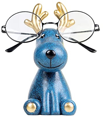 AYAROS Niedlicher Elch-Brillenhalter, kreativer Tier-Brillenhalter, lustige Sonnenbrillen, Brillenständer für Zuhause, Büro, Schreibtisch, Nachttisch