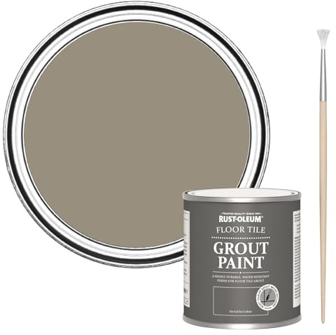 Rust-Oleum Ultra-Durable Brown Floor Tile Grout Paint - Cocoa 250ml