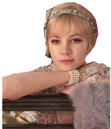 Silber 20S Kopfschmuck Vintage 1920er Jahre Stirnband Flapper Schmuck Zubehör Hochzeit Kopfschmuck, Silber-set, Einheitsgröße