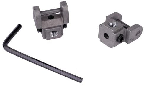 1 set Supporti per lame per sega da traforo Morsetti per lama senza perno Supporto lama superiore/inferiore Kit di conversione lama per sega da traforo