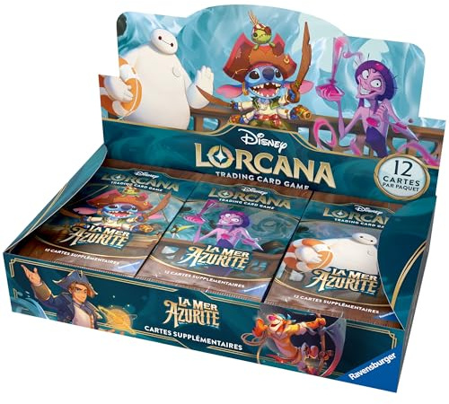 Ravensburger - Caja de 24 Boosters Lorcana Capítulo 6: La Mer Azurite - Versión francesa