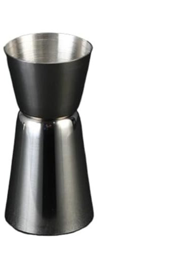 CHFYIJYHM Jigger de Mesure de Barre d'acier Inoxydable, Kit de Jigger de secoueur de Cocktail de vin de Partie de Barre Outil de Barre de Tasse de Mesure de Boisson de Double Esprit(Silver 15-30ml)