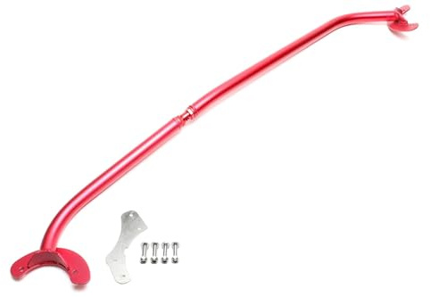TA Technix Domstrebe verstellbar aus Aluminium für die Vorderachse in der Farbe rot, eintragungsfrei, Art.-Nr. EVODSVOG4R
