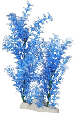BESPORTBLE Künstliche Wasserpflanzen Für Aquarien – Große Blaue Dekoration - Ideal Für Die Aquarienlandschaft - Pflegeleicht Und Realistisch Gestaltete Kunstpflanzen Ihr Aquarium