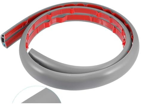 Passe Cable Sol,Cache Cable Sol 1 m de gaine de câble de sol en PVC, protection de câble auto-adhésive anti-extrusion, gaine de câble d'alimentation, cache-câble, organisateur de fil(Gray)