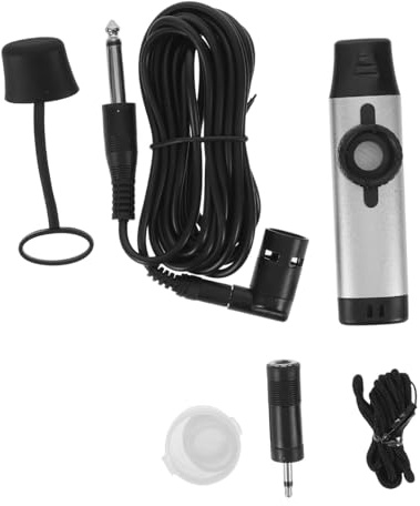 Cabilock Kazoo aus Metall Tragbar für Gitarrenpartner Musikinstrument für Auftritte und Üben Leicht zu Spielen für Partys und Alltag