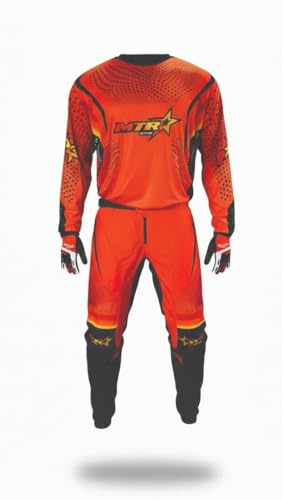 Equipación motocross Infantil MTR completa pantalón camiseta y guantes