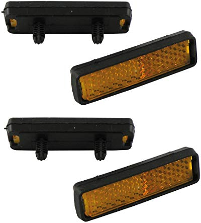 Pedal Reflektoren zum Stecken Satz=4 Stück