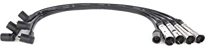 BOSCH Zündkabelsatz 0986356355 | Kompatibel mit: AUDI 100 C1 Stufenheck, 100 C2 Avant, 100 C2 Stufenheck, 80 B1 Stufenheck, 80 B2 Stufenheck, COUPE B2