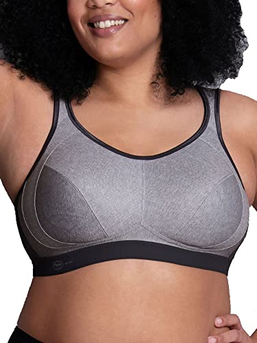 Anita Women's Non-Wired Sports Bra Extreme Control 5527 Heather Grey 30 G