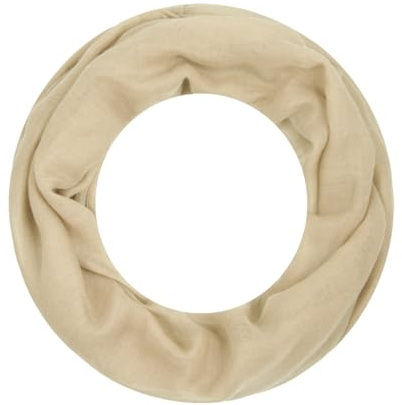 Majea Damen Loop Schal Alice – Leichter Ganzjahres-Schlauchschal schmal unifarben – 160x50cm Weicher Indoor & Büro Loop mit Viskose