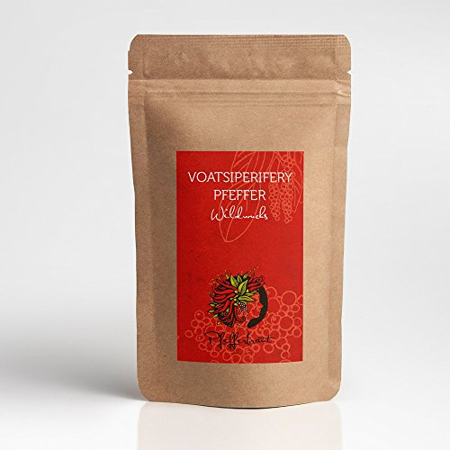 Voatsiperifery Pfeffer Wildwuchs Urwaldpfeffer - 60 g wilder Pfeffer aus Madagaskar scharfer Gourmetpfeffer