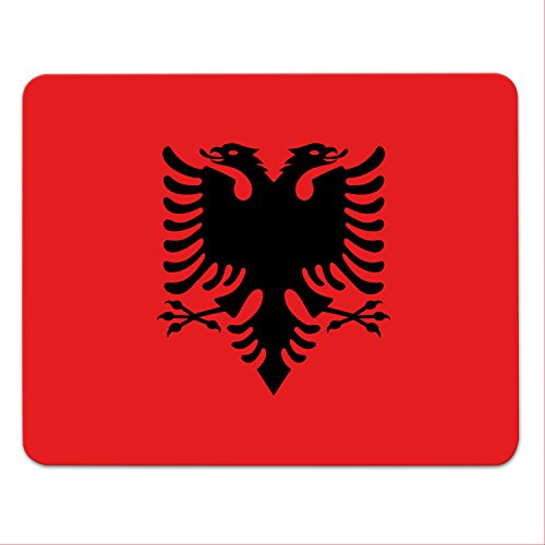 Addies musmatta Albanien landsflagga – fana – Albanien – Shqipëri