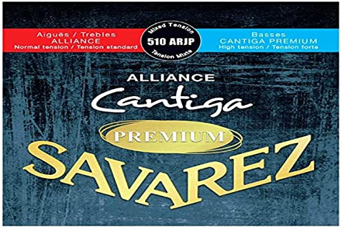 Strängar konsertgitarr Alliance Cantiga Premium stringtrosor blandad spänning normal/stark spelbarhet