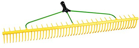 PDL – Pegdev - Professional Polypropylene Landscape Rake Head for Leaf, Grass, Soil, and Lawn Maintenance - (48 Tooth HEAD ONLY)