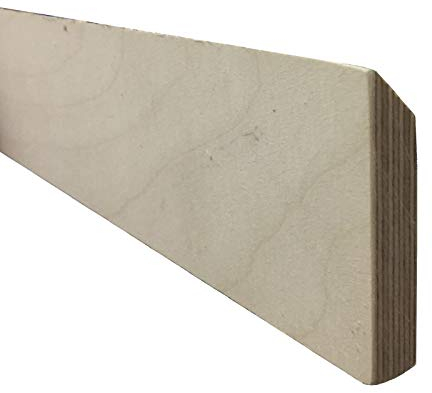 Keilleisten French Cleat Stärke 15mm Längen wählbar 10cm bis 120cm (90cm)