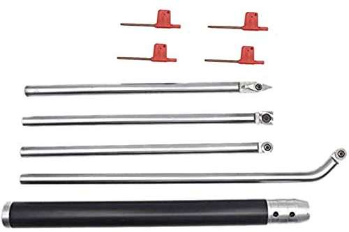 4 Stück HSS Drechselmesser Set,Holzdrehwerkzeug Mit Holzkiste, Rundes, Quadratisches, Austauschbares Trennwerkzeug Für Holzbastler Oder Schreiner