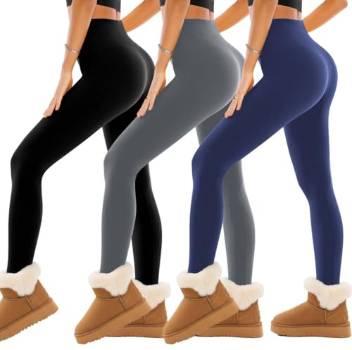 SINOPHANT Leggins Termicos Mujer Invierno, Cintura Alta Pantalon Forro Pola Mallas Termicas Leggings térmicos Deporte