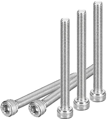 DTGN M5x80mm Sechskantschrauben mit Innensechskant 10Stk 304 Edelstahl 18-8