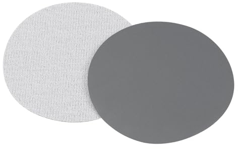 CoCud Dischi Abrasivi con Chiusura a Strappo, 3 75mm Carta Vetrata Grana 1500 Dischi Finitura in Carburo di Silicio - (Applicazioni: per Legno Metallo Cartongesso), 20pz