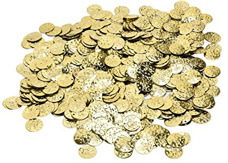 2000 Stück exquisite Bauchtanz-Münzen, Bauchtanz-Münzen, Anzugsketten, exquisite Glitzer-Anhänger, Zubehör für (Gold)