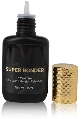 NSXAYIWE Pegamento Para Extensión De Pestañas, Potenciador De Pegamento Para Extensión De Pestañas Profesional Que Previene El Blanqueamiento, Adhesivo Transparente Para Extensiones De Pestañas, 15ml