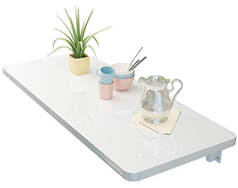 An Der Wand Montierter Drop-Leaf-Tisch, Multifunktionaler, Klappbarer Wandschreibtisch, Werkbank, Für Hausbars, Schuppen, Heimbüros, Waschküchen, Garagen, Küchen Und Restaurants (L90 × B40 Cm (L35 ×