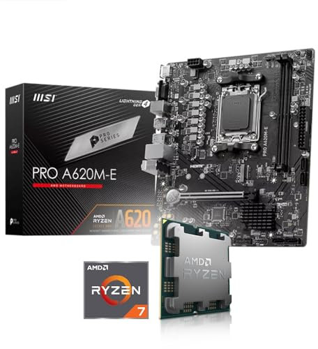 Memory PC Kit d'évolution PC Ryzen 7 8700F 8X 4.1 GHz, 16 GB DDR5, MSI Pro A620M-E, be Quiet! Pure Rock Slim 2, Entièrement assemblé et testé