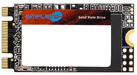 SIMPLETEK - SSD Interno M.2 SATA NGFF 2242 da 2TB (2000GB) 3D NAND | Ideale per PC Laptop Notebook Memory Vault e Compatibile con Mac