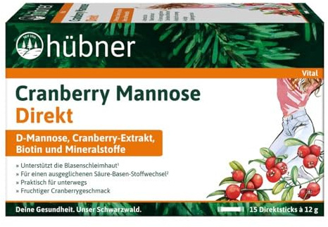 Hübner Cranberry Mannose Direkt, 15 Sticks, 180g (2)