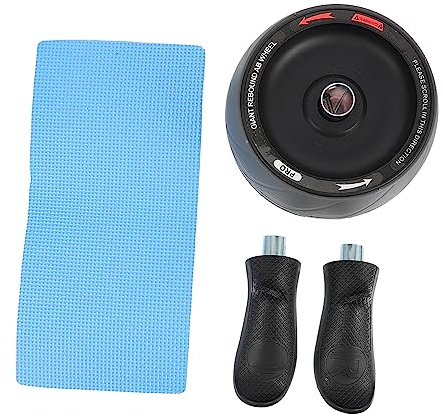 UKCOCO 1 Stück Ab-rad Trainer Trainieren Ab Radrolle Ausbildung Muskel Übung Ab Walzenmaschine Ein Rollenrad Fitnessgeräte Radwalze Trainingsgeräte Für Zu Hause Grey Abs