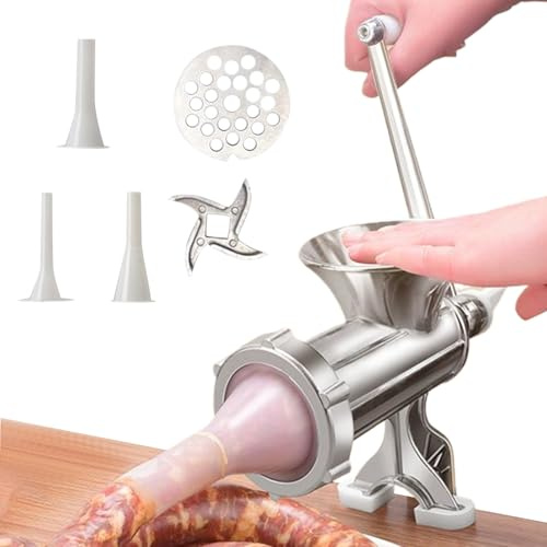 Sindaco di carne, tritacarne di carne | MANUALE DI MARINA DI MARINA SUGGERIMENTO KIT PAUMER | Strumenti per il robot da cucina da cucina pesante per macinazione, macinatura, preparazione dei pasti