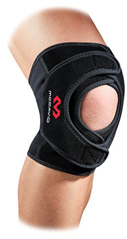 McDavid Knee Support Wrap, Knee Pain Relief from Jumpers Knee, Runners Knee, Patella Support, Tendon Support, Cartilage Meniscus Injuries, Adjustable for Men & Women, Sold as Single Unit (1)