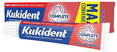 Adhesive Cream For Dental Implants And Complete Dentures Plus 70 G