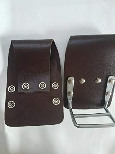 BBI Leather SCPH Scaffold Snips Cutter Pliers Holder For Tool Belt (BROWN)