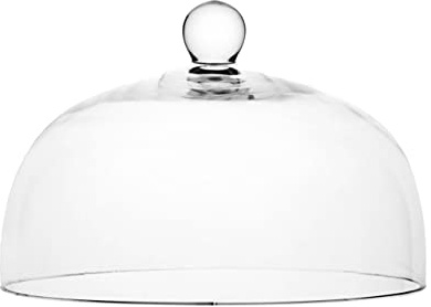 SWEET HOME Campana Cupola in Vetro Trasparente con pomello cod.CC00193ZZ cm 17,5h diam.26 by Varotto & Co.