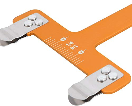 Règle d'Arc, Outil Mesure Précision Innovant Jauge Poulies T Forme Classique Moderne Accessoire Polyvalent for Chasse Compétition Tir Sportif Tir à l'Arc de Précision
