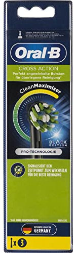 Oral-B Aufsteckbürsten Black CrossAction CleanMaximizer 3er