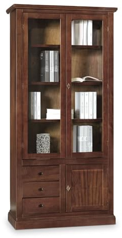 MAR.C.A DESIGN - Ausziehtisch für Esszimmer, Küche oder Wohnzimmer, aus gebürsteter weißer Fichte, mit 2 Verlängerungen von 50 cm (geschlossene Größe 180 x 90 cm, Made in Italy