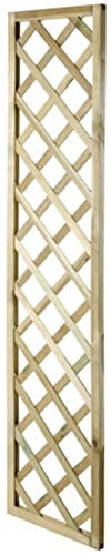 Pannello Grigliato in Legno di Pino Impregnato da Giardino per pianti rampicanti Decorazione Balconi (40x180 cm)