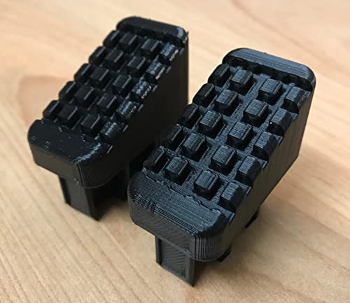 2X Passend für Hailo Innenschuh Haushaltsleiter 43x20mm Leiterschuh Leiterfuß