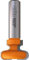 CMT Orange Tools 955.605.11 Fresa para asas HW Z2 S = 12 D = 29 x 20 x 60 R2.3/R4.8 DX
