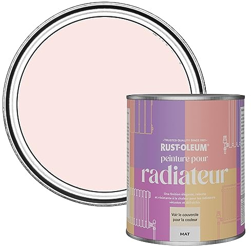 Rust-Oleum Pink Radiator Paint in Matt Finish - Strawberry Vanilla 750ml